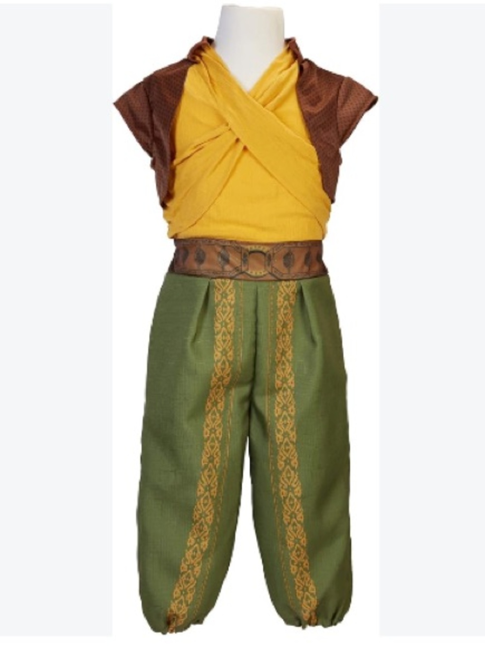 DISNEY Girls Raya and the Last Dragon Warrior Costume Jumpsuit | 4-6X